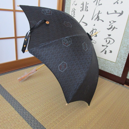 本場村山大島紬の着物から日傘（傘袋付き） 傘・日傘 MICHI 通販