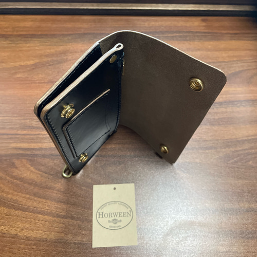 受注制作クロムエクセルロングトラッカーウォレット 長財布 S-crft