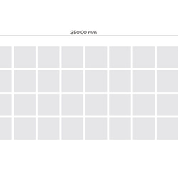 ガラスタイルプレート〔CLEAR〕350×86㎜ 2枚目の画像