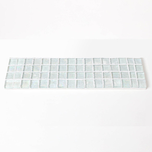 ガラスタイルプレート〔CLEAR〕350×86㎜ 1枚目の画像