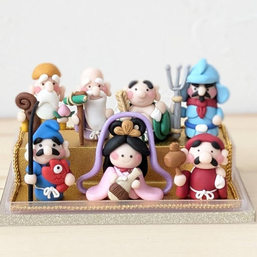 笑顔を招く♡つぶらなおめめの七福神☆ その他インテリア雑貨 ぷちまる