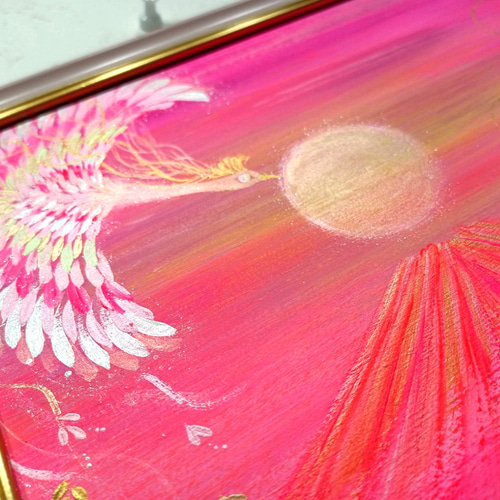 風水開運絵画❀幸せの青空❀ アクリル画 青空 カラフル風船 『幸せを運ぶ風船』｜Yahoo