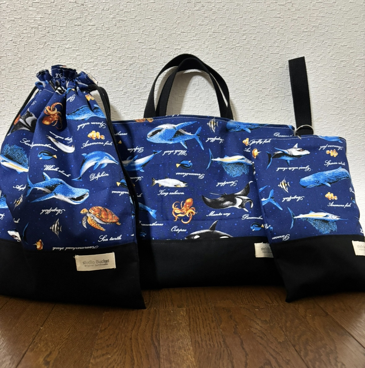 【再販】★入園、入学★レッスンバッグ、お着替え袋、シューズ袋セット