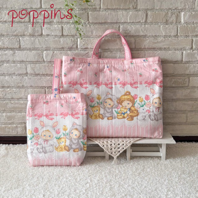 ぷにぷにキャンディ☆入園入学セット　レッスンバッグ　上履き入れ　女の子　(1028) 4,399円