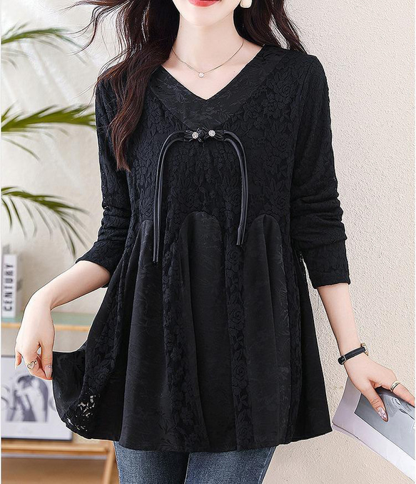 大きいサイズ トップス チュニック レディース 秋冬 春 新品 長袖  