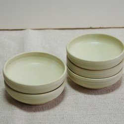 『Creema限定』クリームの小皿5個セット 2枚目の画像