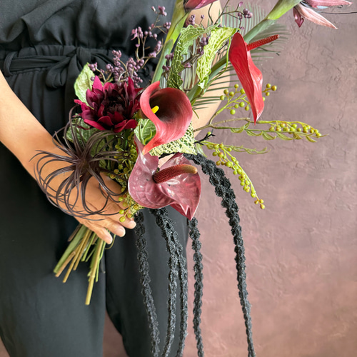 ブーケ・ブートニア Luri Lulu's ルルズ ウェディングブーケ ユリ ブートニアセット