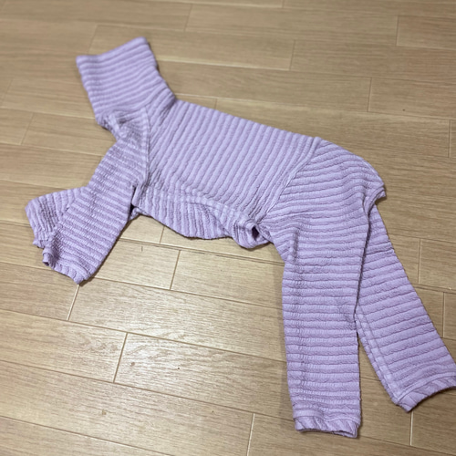 柔らかいロンパース　イタグレ服　犬服　ハンドメイド 柔らかいロンパース イタグレ服 犬服 ハンドメイド 犬服