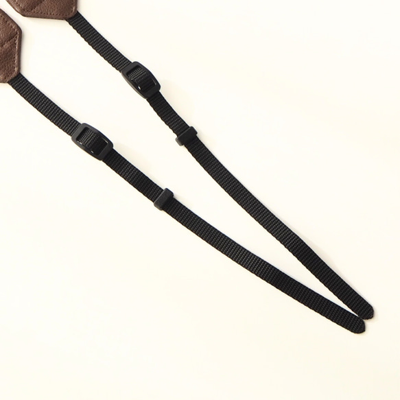 【アーチフラワー】イエロー　カメラストラップ　インド刺繍　帆布 5枚目の画像