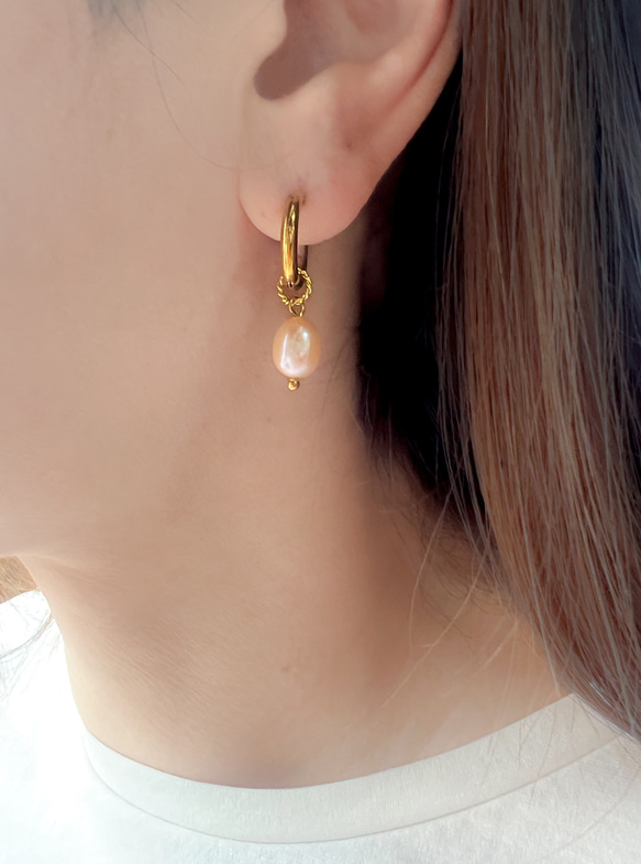 ifumé ピアリング専用 着せ替えチャーム サージカルステンレス 金属アレルギー対応 6枚目の画像