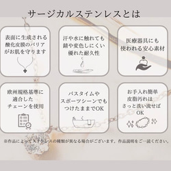 ifumé ピアリング専用 着せ替えチャーム サージカルステンレス 金属アレルギー対応 15枚目の画像