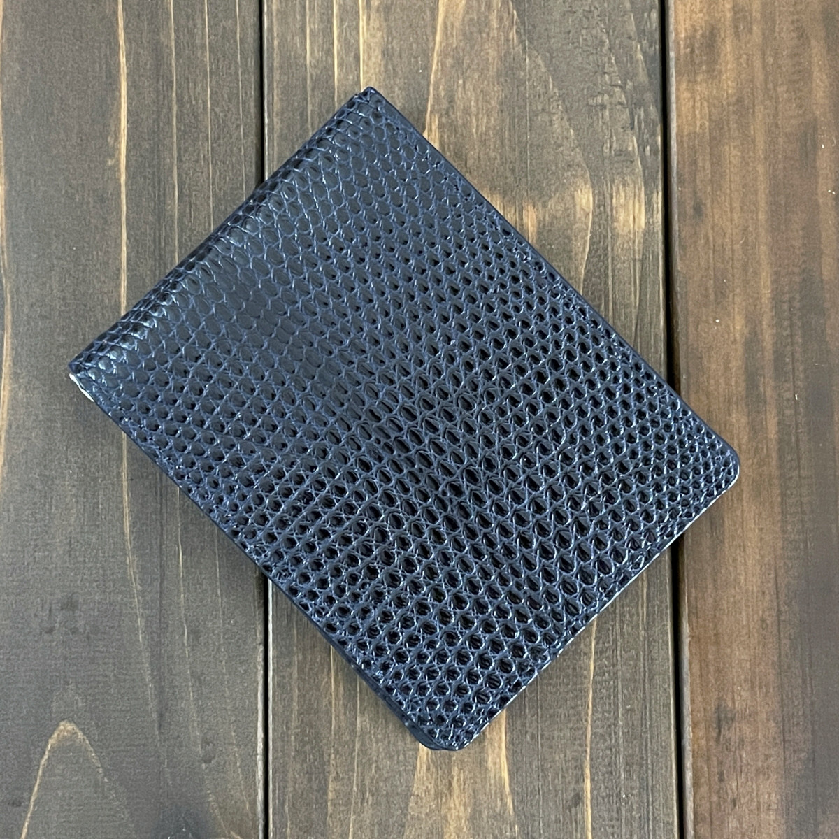 リザード × アリゲーター 無双 マネークリップ ネイビー