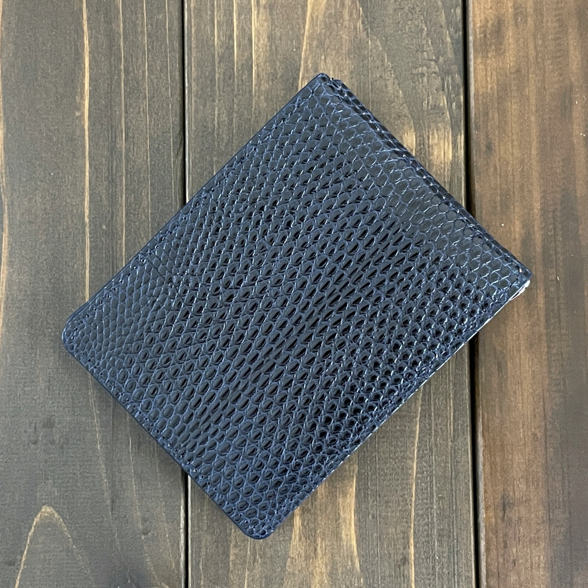 リザード × アリゲーター 無双 マネークリップ ネイビー