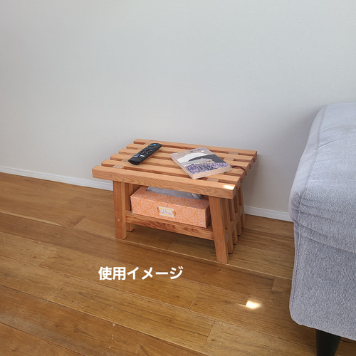 ワケありな逸品】手織花遊 格子 花台 サイドテーブル 椅子 観葉