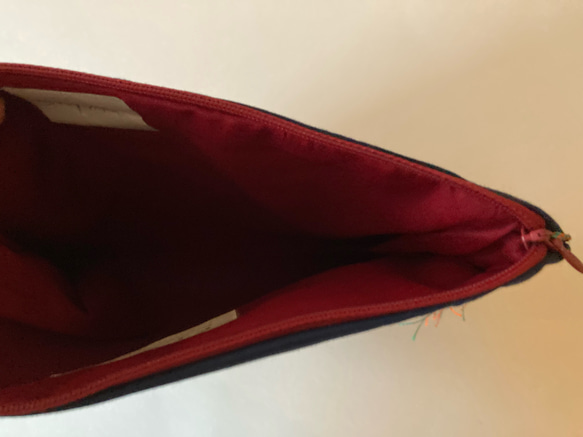 アフガニスタンの刺繍ポーチ ＜手作り＆フェアトレード＞ by Shayma【国内送料無料】 6枚目の画像