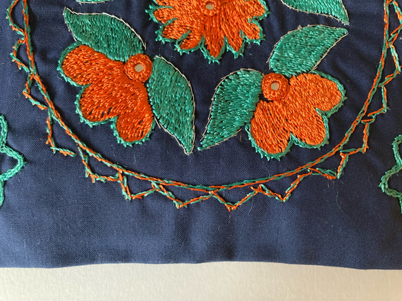 アフガニスタンの刺繍ポーチ ＜手作り＆フェアトレード＞ by Shayma【国内送料無料】 4枚目の画像