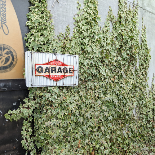 GARAGEサインボード ガレージ壁掛け看板 アメリカンフェンス