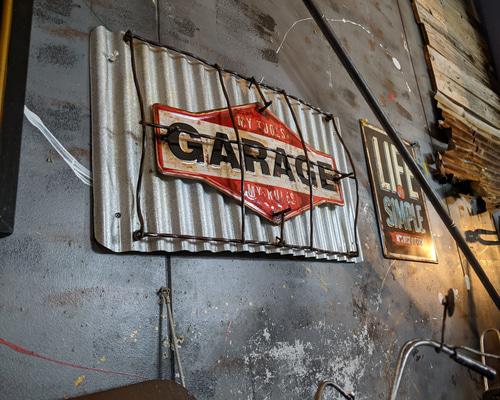 GARAGEサインボード ガレージ壁掛け看板 アメリカンフェンス
