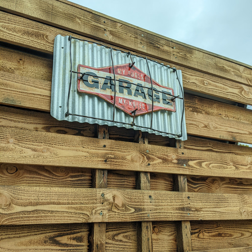 GARAGEサインボード ガレージ壁掛け看板 アメリカンフェンス