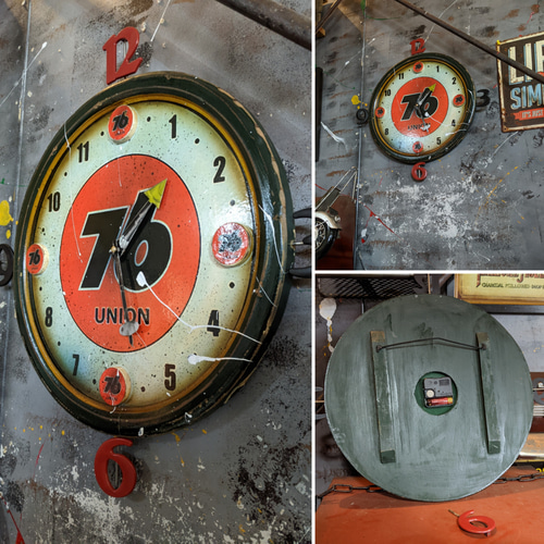 アメリカンウォールクロック 76 フィリップス66 壁掛け時計