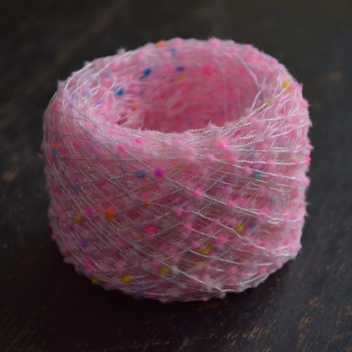 ◡̈⃝3m¥300◡̈⃝ マカロニ タイダイ ダークグレー 糸・ミシン糸  