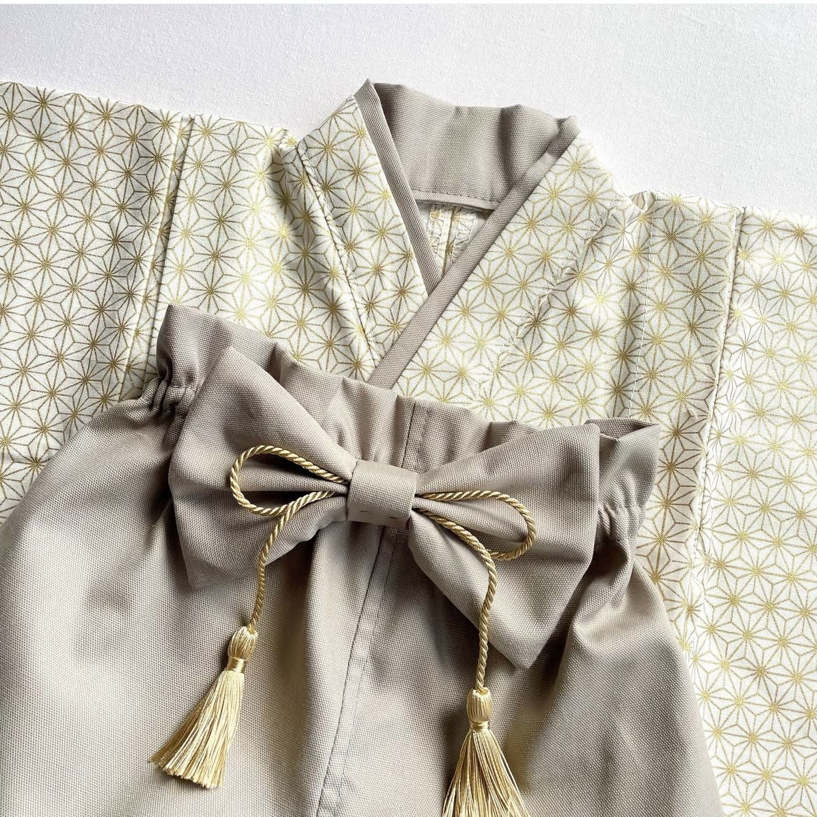 洗えるベビー袴｜男の子／麻の葉柄　百日祝い　お食い初め　100日祝い　出産祝い　七五三　100日　初節句　こどもの日 5,609円