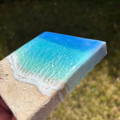 南国の海　オーシャンアート　海レジン Leaf Edgez Ocean Resin art（オーシャンレジンアート