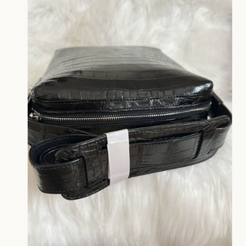 新品クロコダイル本革 高品質 ショルダーバッグ 斜め掛けメンズバッグ