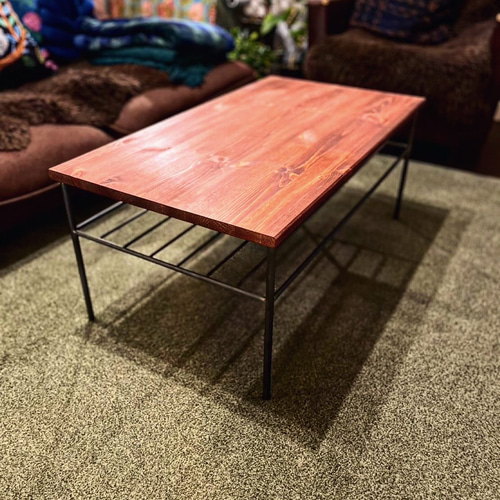 アイアンローテーブル アイアン家具 男前家具 無骨 ハンドメイド