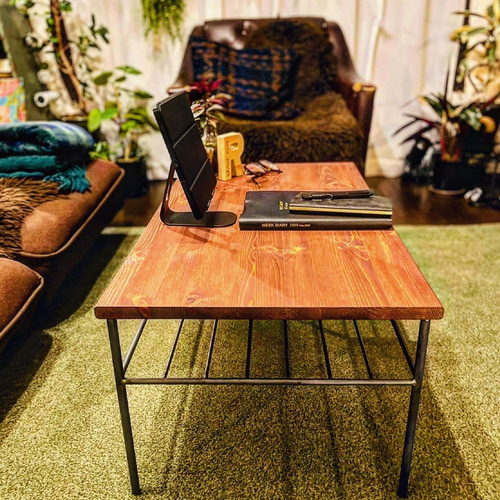 アイアンローテーブル アイアン家具 男前家具 無骨 ハンドメイド