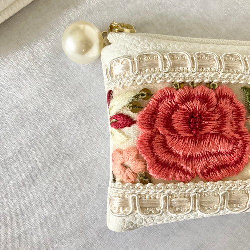 インド刺繍リボン インド刺繍 インド刺繍リボンペンケース