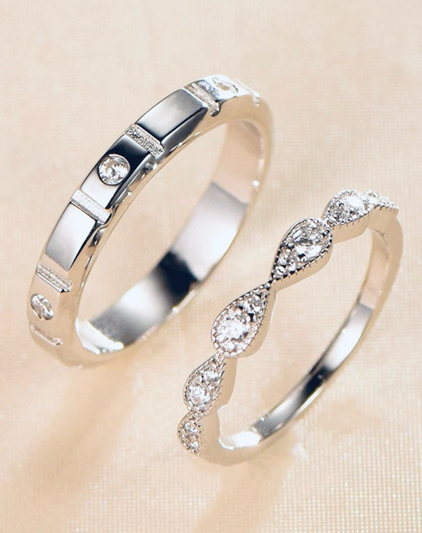 ✨Ring✨ペアリング【セット】 結婚指輪　S 925 シルバー　受注製作　リング　カップル