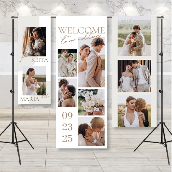 ウェルカムタペストリー 3枚セット【TP04】ウェディング 結婚式 その他