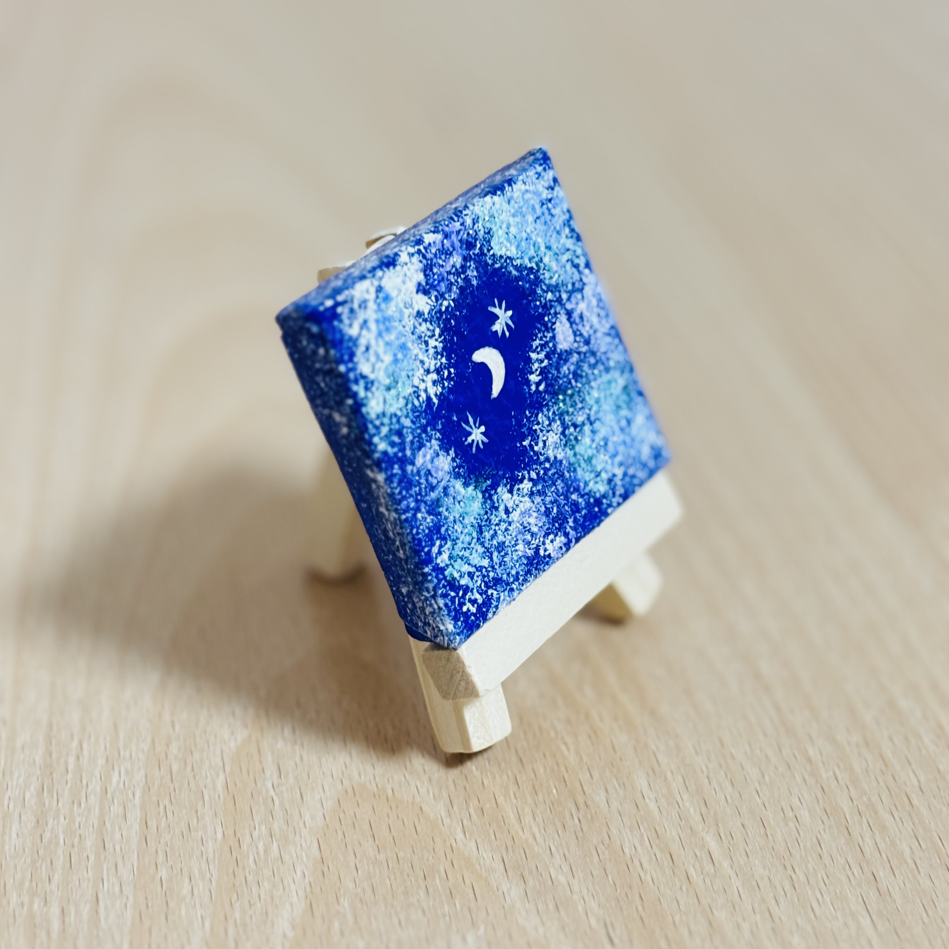 455×530mm 『眠りの森』F10キャンバス アクリル絵の具 soich