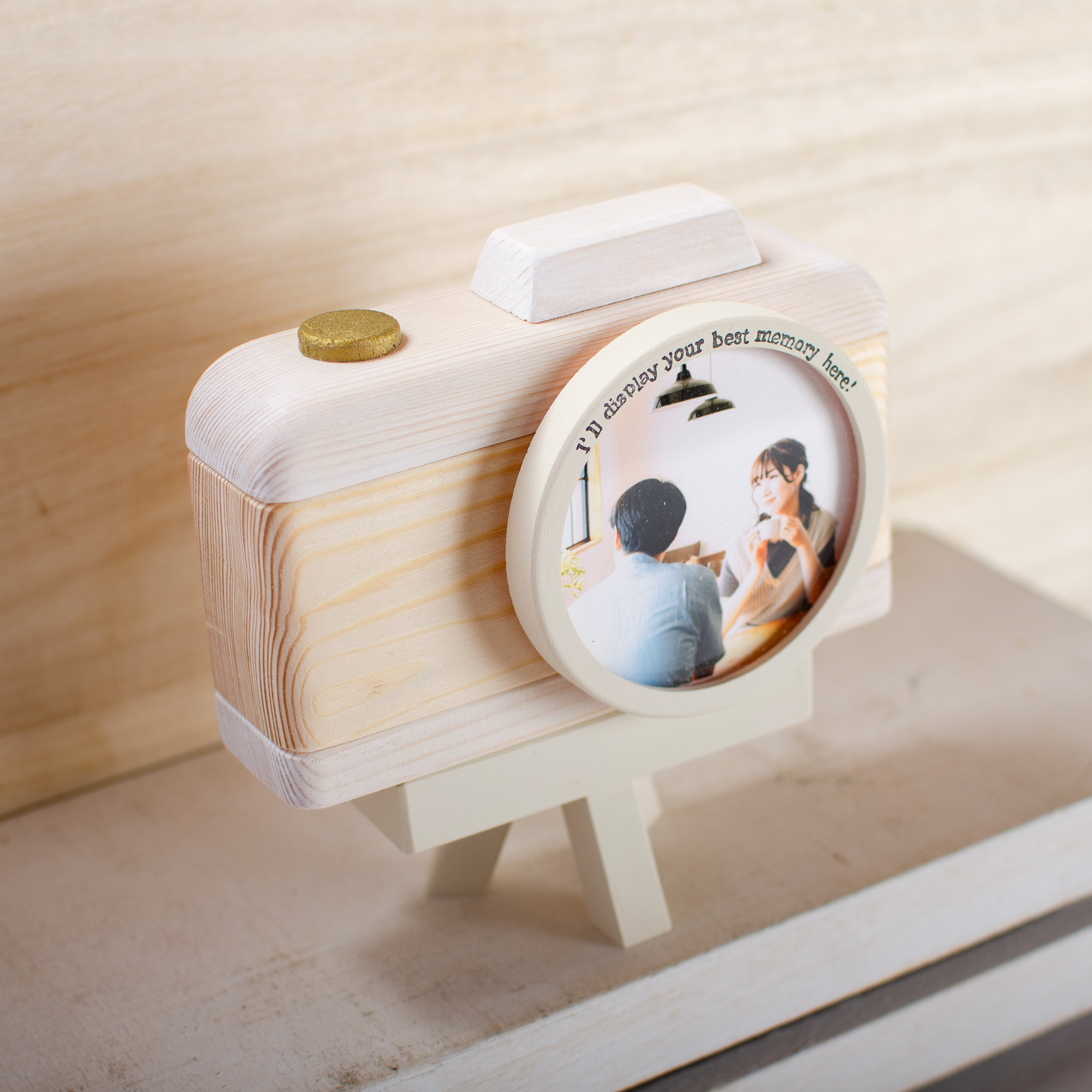 冬限定2025【実家を出るあなたへ】カメラ型フォトフレーム｜家族との思い出を形に｜結婚祝い・新生活ギフト