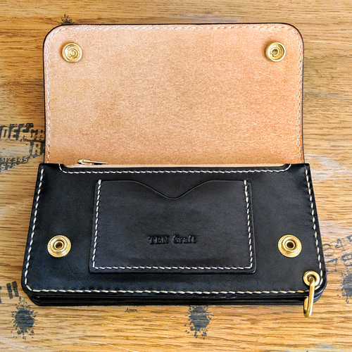 ハラコ ヒョウ柄】 トラッカーウォレット TW-01 長財布 TEN CRAFT 通販