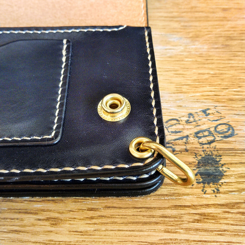 ハラコ ヒョウ柄】 トラッカーウォレット TW-01 長財布 TEN CRAFT 通販