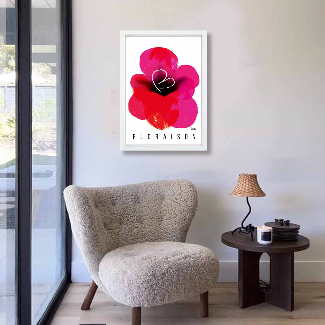 FLORAISON　花　お気に入り9400件突破 　sei検索　ポスター　アート  アートポスター　3402-2