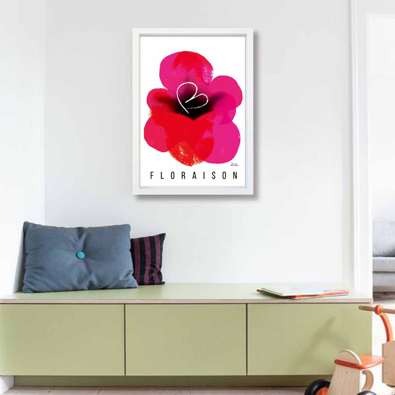 FLORAISON　花　お気に入り9400件突破 　sei検索　ポスター　アート  アートポスター　3402-2