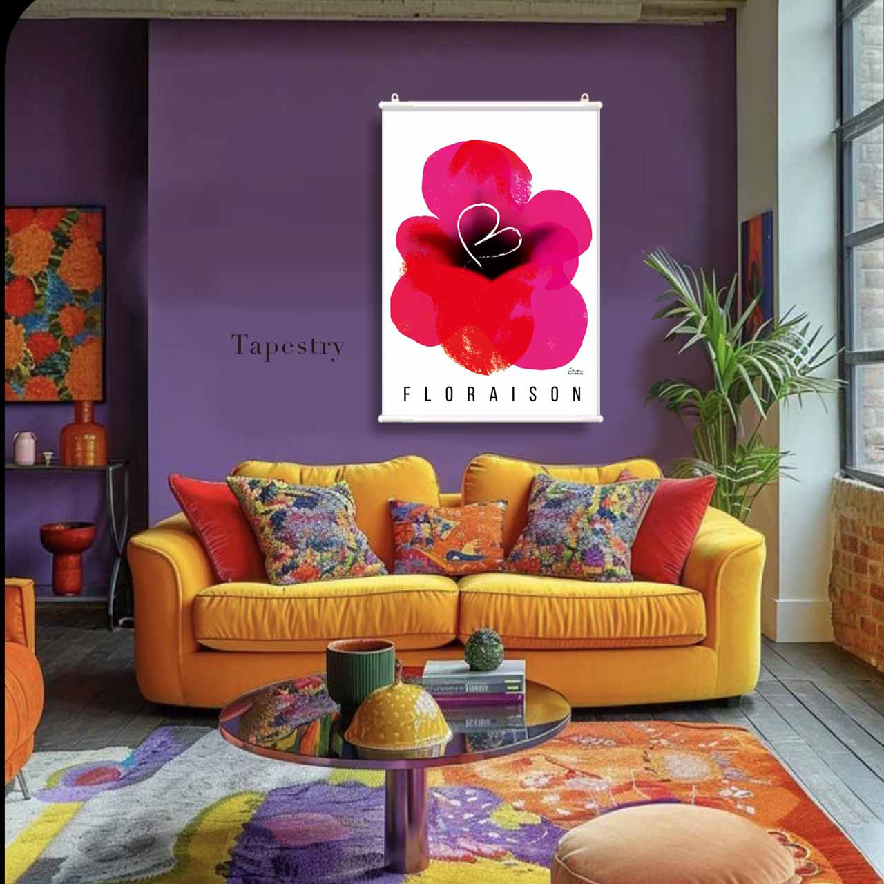 FLORAISON　花　お気に入り9400件突破 　sei検索　ポスター　アート  アートポスター　3402-2