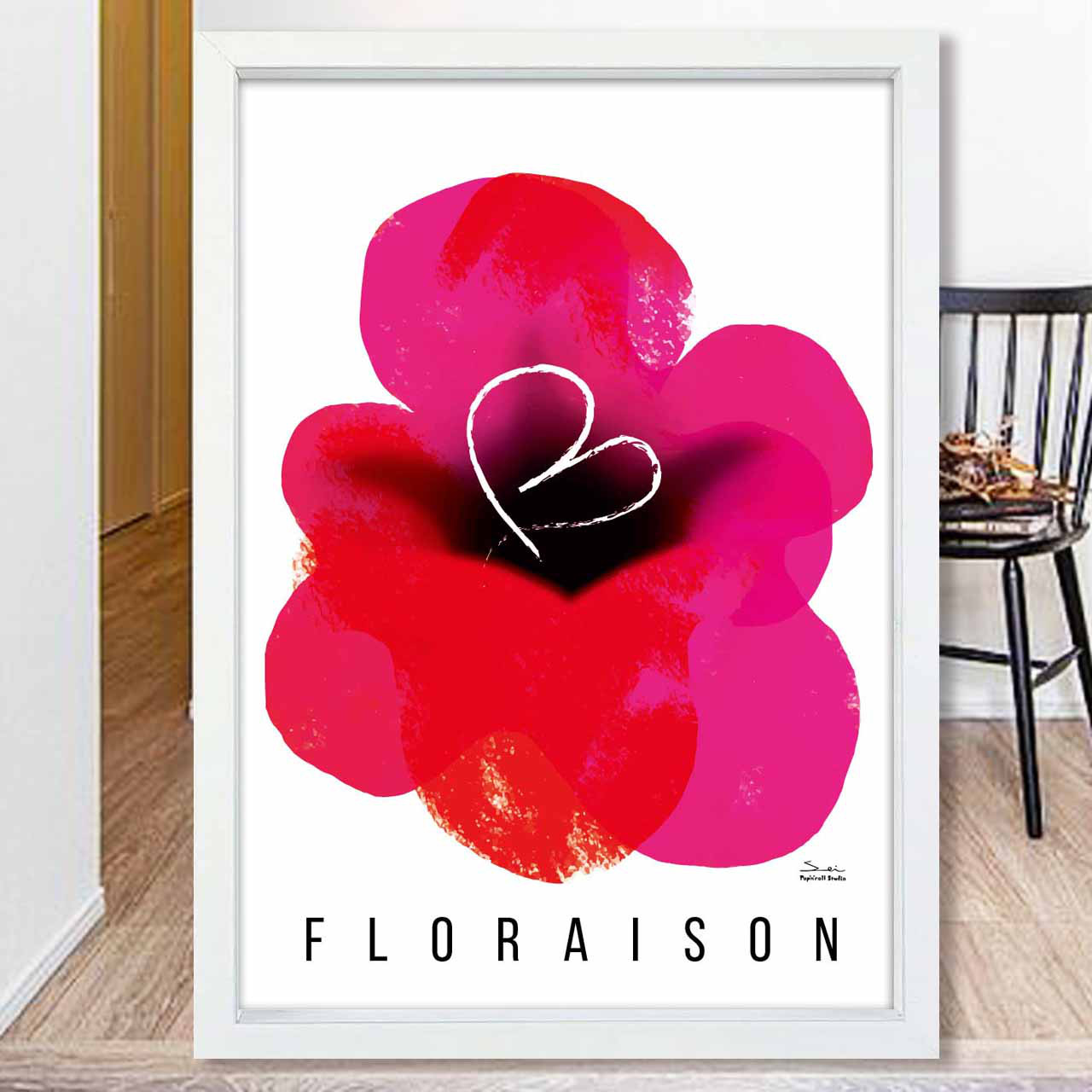 FLORAISON　花　お気に入り9400件突破 　sei検索　ポスター　アート  アートポスター　3402-2