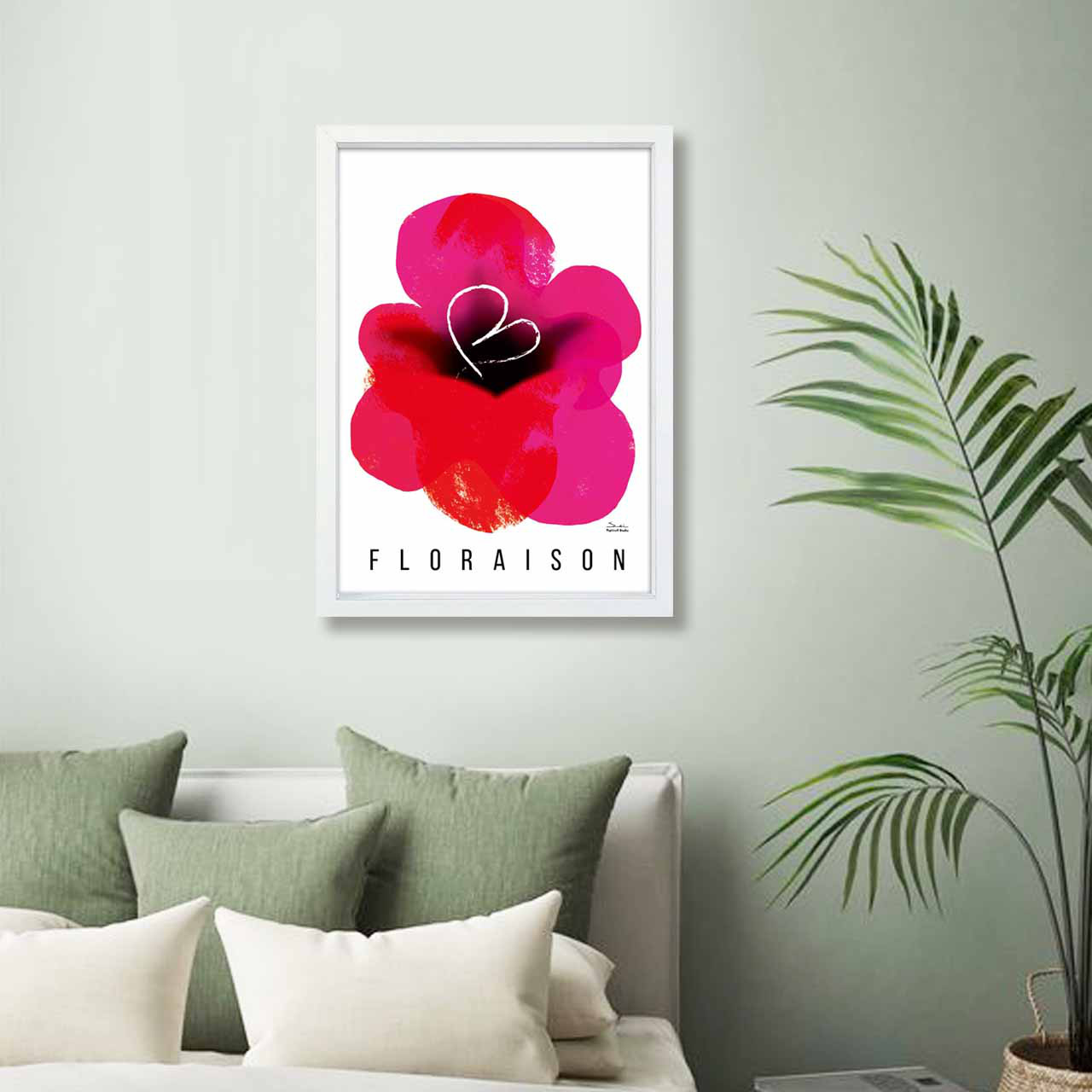 FLORAISON　花　お気に入り9400件突破 　sei検索　ポスター　アート  アートポスター　3402-2