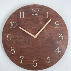 栗の木の時計L 掛け時計・置き時計 木の家具MINKA 通販 4991876