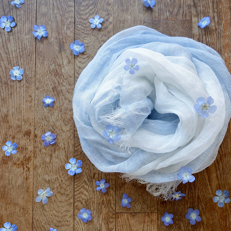 ネモフィラの花*3wayストール