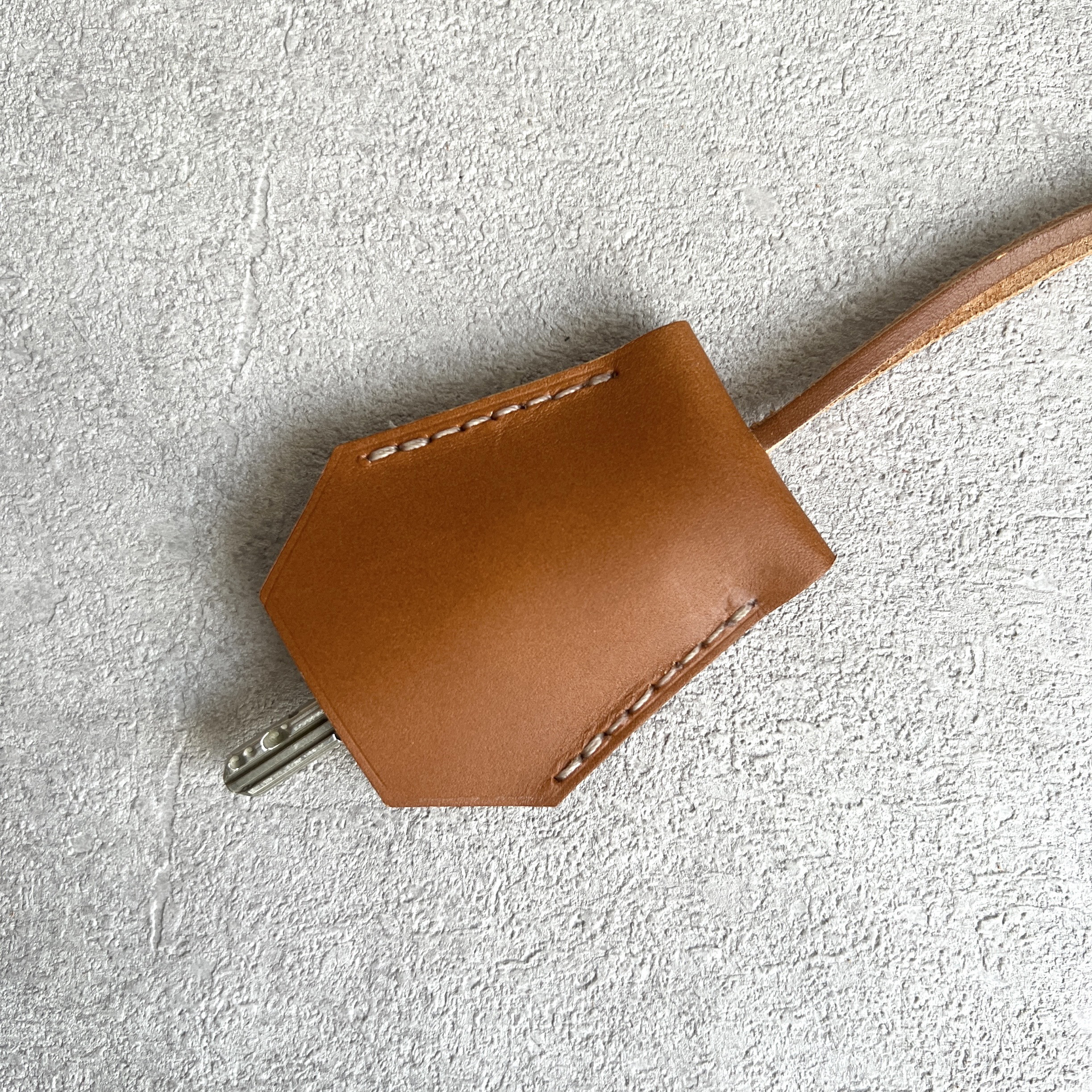 本革ブレスレット＆クロシェットセット　キーケース　キーカバー  キーストラップ