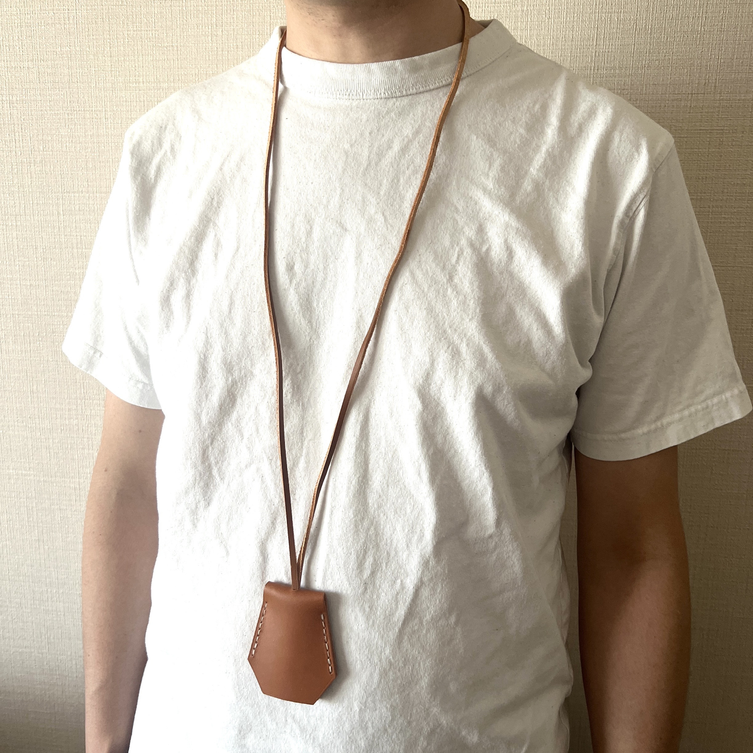 本革ブレスレット＆クロシェットセット　キーケース　キーカバー  キーストラップ