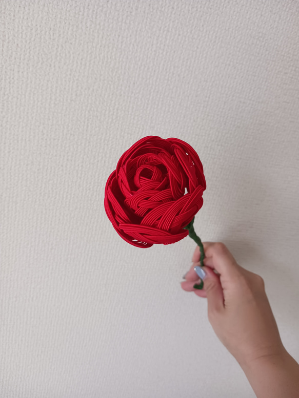 【水引細工】*水引バラ* 4枚目の画像