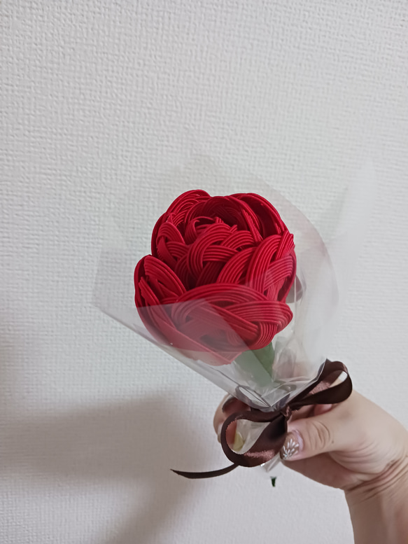 【水引細工】*水引バラ* 2枚目の画像