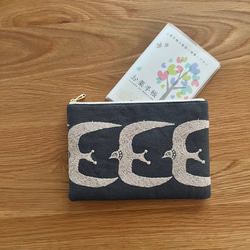 mina perhonen symphony ブックカバー ミナペルホネン の刺繍生地 A6