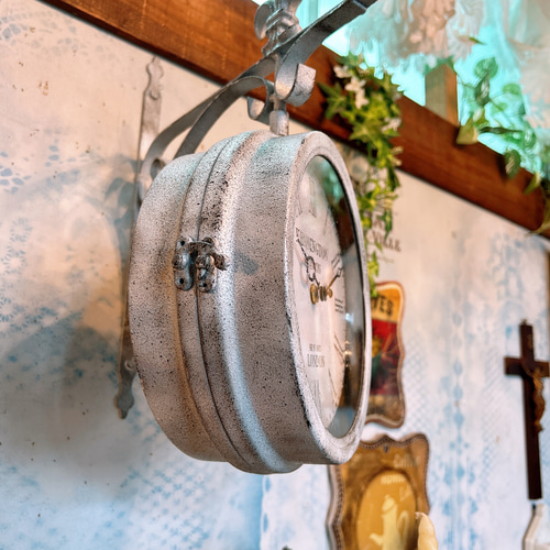 おしゃれな壁掛け時計 №.2 両面時計ウォールクロック